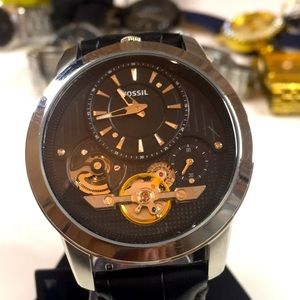 GORGEOUS FOSSIL WITH ESCAPEMENT, SECONDS SUB-DIAL #-ME-1113, 111605 BEAUTIFUL!